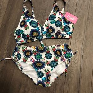 Two-piece bathing suit
